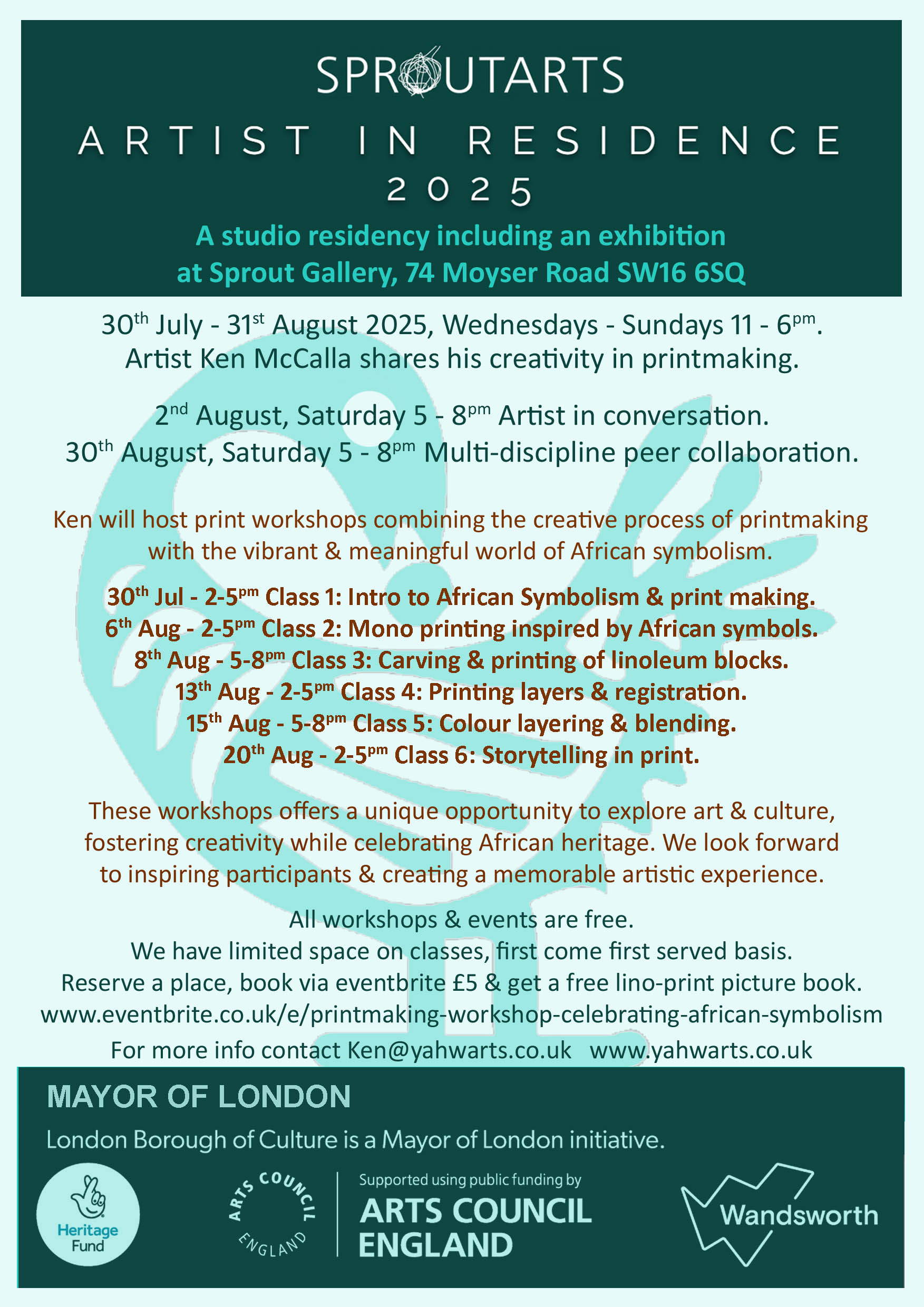 sprout residency & workshops